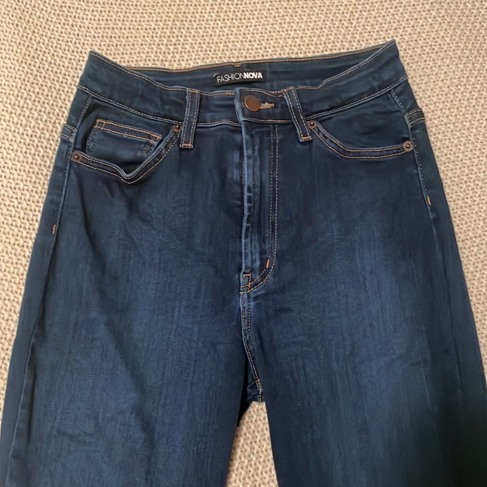 High waist skinny jeans